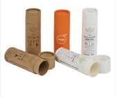 Verpackenwein-Zylinder-Kasten, Zylinder-Kraftpapier-Kasten Dia9.9cm 88.5g