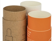 Spezialitäts-orange Papierrunde Kraftpapier packt verfügbares Soem-ODM ein