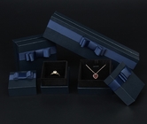 Flip Top Ivory Jewelry Gift-Kasten-Schaum-Einsätze bleifrei für Ring Pendant