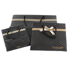 Matt Lamination Custom Paper Gift-Taschen, Hochleistungspapiertüten mit Griffen