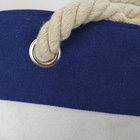 Große Segeltuch-Strand-Tote With Rope Handles And-Reißverschluss-Schließung