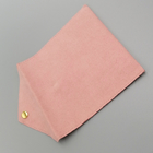 Soem-ODM-Veloursleder-Umschlag-Gewebe-Zugschnur-Geschenk sackt rosa Farbe ein