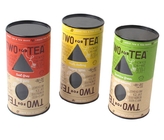Pappvereiteln papierröhrenverpackungs-Kasten, runder Tee-Kasten das Stempeln