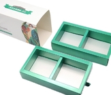 Soem-ODM-Tee-Papierkasten-Karten-faltendes Geschenkbox-heißes stempelndes Papierhandwerk