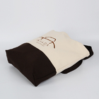 wiederverwendbares Segeltuch-Tote Bags Standard Size Customized-Logo der Biobaumwolle-14oz