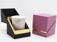 Dekorative organische Papierkerzen-Geschenkbox-faltende Pappverpackungs-Kästen mit Schaum-Einsatz