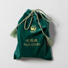 “ Zugschnur-Geschenk-Taschen-dunkelgrüne Samt-Geschenk-Beutelweintasche des Gewebe-5x7