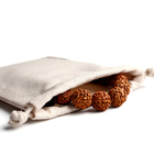Kundenspezifische Natur kundengebundene Größen-umweltfreundliche Baumwollsegeltuch-Zugschnur-Beutels-Gewebe-Zugschnur-Geschenk-Taschen
