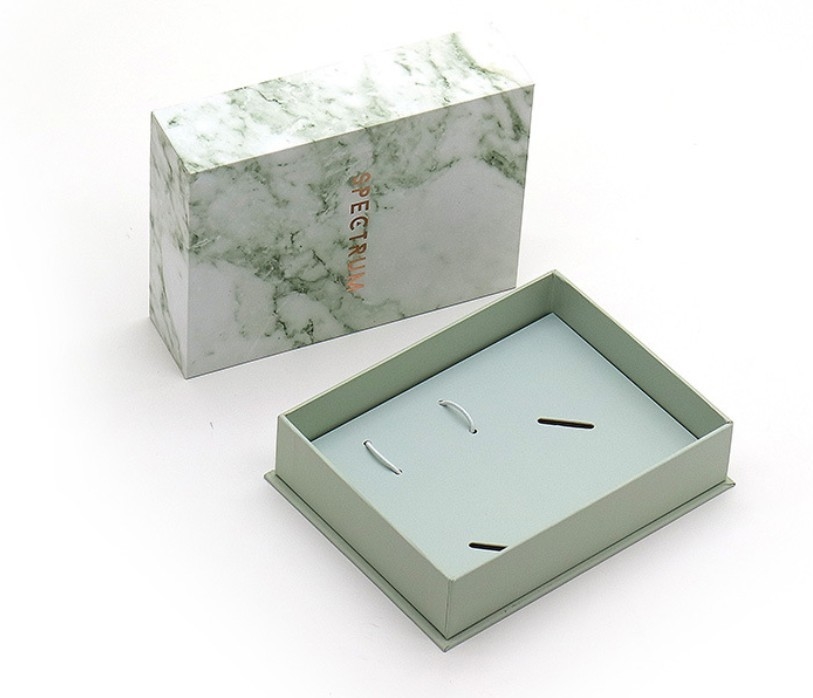 Pappkosmetisches Geschenk-Verpackenkasten-faltbares Polieren mit Offsetdruck