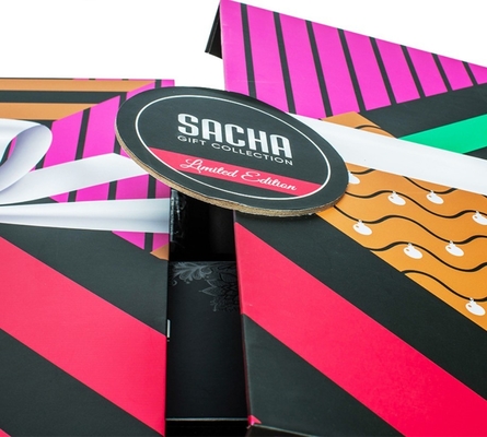 CMYK Papier-Skincare Rechteck-Pappverpacken der Make-upgeschenkbox-600gsm